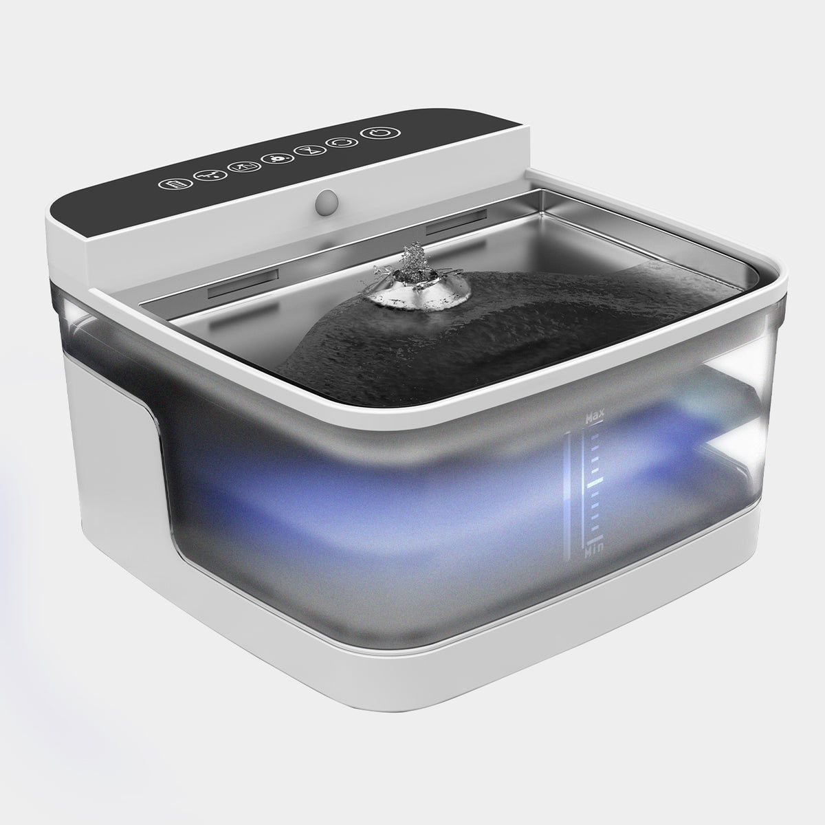 Fontana ad acqua automatica per gatti & cani – luce UV, sensore & filtro, 3,5 L