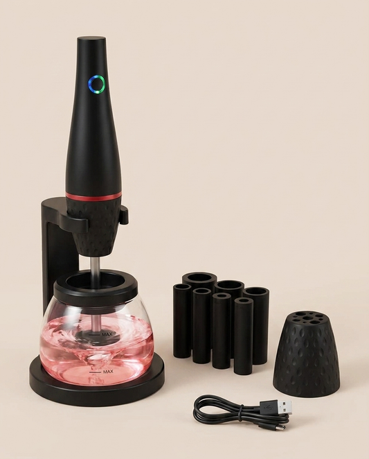Elektrischer Make-up-Pinselreiniger – Studioaufnahme