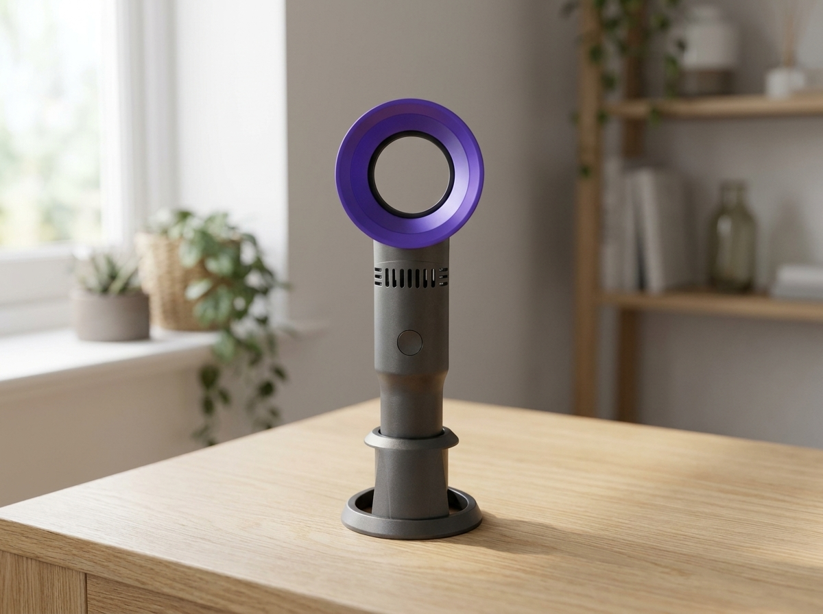 Ventilateur sans pales – portable, batterie USB, 3 vitesses